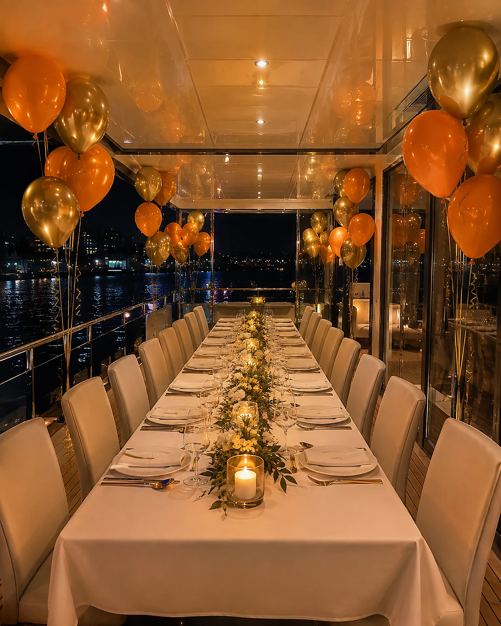 Graduation on a Yacht